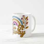 "Mutig Bloom: Mach es doch!" Kaffeetasse (VorderseiteRechts)