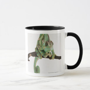 Mutig farbiges Chamäleon mit Eigenschaft Tasse