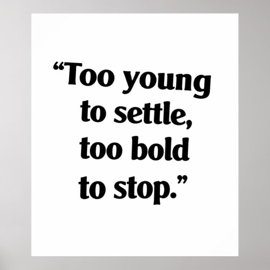 mutig genug, um Behalten Poster (Vorne)