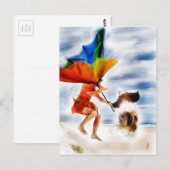 mutig handeln postkarte (Vorne/Hinten)