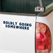 Mutig irgendwo gehend autoaufkleber (Auf Lkw)