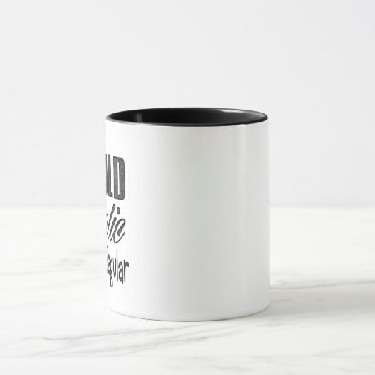 mutig oder kursiv sein, aber nie regelmäßig lustig tasse (Zentrum)