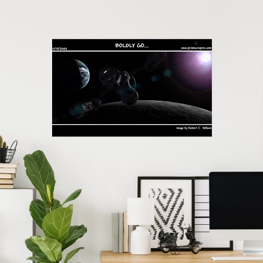 Mutig! Poster (Heimbüro)