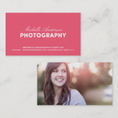 MUTIG U. SCRIPT %PIPE% FOTOGRAFIE-VISITENKARTE VISITENKARTE (Vorne/Hinten)