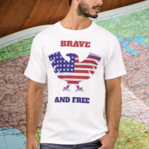Mutig Und Frei T-Shirt