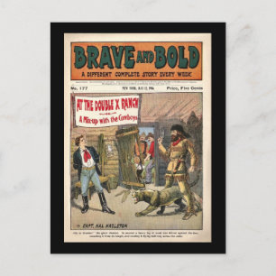 Mutig und Kühne Serial-Western-Comic- 1906 Postkarte