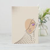 mutig und schön einladung (Stehend Vorderseite)