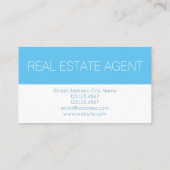 Mutige Abdeckung des halben Spalteduo-Tones Visitenkarte (Rückseite)