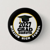 Mutige Abschlussklasse 2027 Button (Vorderseite)