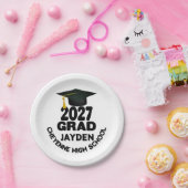 Mutige Abschlussklasse 2027 Pappteller (Party)