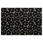 Mutige Blumen - Schwarzes Stoff (Yard (91,4 cm))