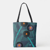 Mutige BlumenTasche Tasche (Rückseite)