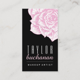 Mutige BlumenVisitenkarte-Schablone Visitenkarte