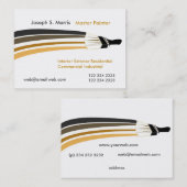 Mutige Brushstrokes-berufliche Haus-Maler Visitenkarte (Vorne/Hinten)