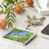 Mutige Dame Schlüsselanhänger (Seite)