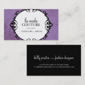 Mutige Designer-Visitenkarte Visitenkarte (Vorne/Hinten)