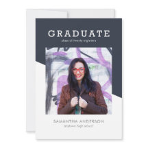 Mutige FarbAbschluss-Einladung