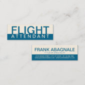 MUTIGE FLUGSICHT. MINI VISITENKARTE (Vorne/Hinten)