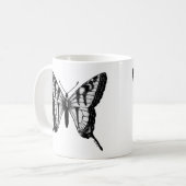 Mutige Frack-Schmetterlings-Kaffee-Tasse Kaffeetasse (Vorderseite Links)