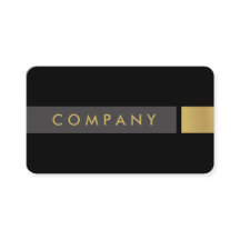 Mutige gebürstete Goldberufliche Geschäftskarte