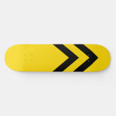 Mutige gelbe und schwarze skateboard (Horizontal)