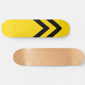 Mutige gelbe und schwarze skateboard (Horizontal)