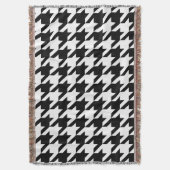 Mutige Hahnentrittmuster-Musterthrow-Decke Decke (Vorderseite Vertikal)