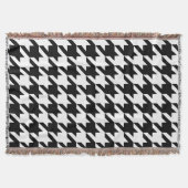 Mutige Hahnentrittmuster-Musterthrow-Decke Decke (Vorderseite)