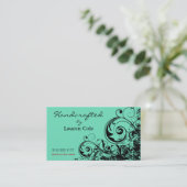 Mutige Handcrafted aus Gewohnheit Handwerk des Visitenkarte (Stehend Vorderseite)