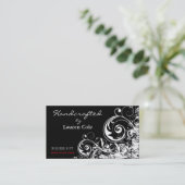 Mutige Handcrafted aus Gewohnheit Handwerk des Visitenkarte (Stehend Vorderseite)