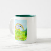 mutige Herzanarchistin Zweifarbige Tasse (Vorderseite Links)