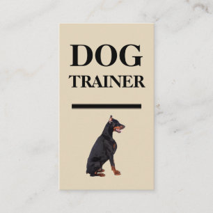 Mutige Hundetrainer-Visitenkarten Visitenkarte
