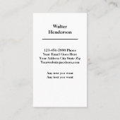 Mutige Hundetrainer-Visitenkarten Visitenkarte (Rückseite)