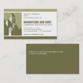 Mutige kommerzielle wirkliche visitenkarte (Vorne/Hinten)