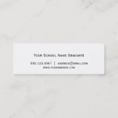 Mutige KursivAbschlusseinsatzklasse der Telefonnummerkarte (Rückseite)