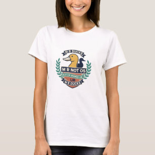 Mutige M R Enten mürrischer Entenliebhaber Wildlif T-Shirt
