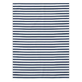 Mutige Marine-Blau-und Weiß-Streifen-Tischdecke Tischdecke (Vorderseite)