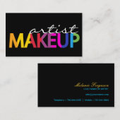 MUTIGE MASKENBILDNER-VISITENKARTE VISITENKARTE (Vorne/Hinten)