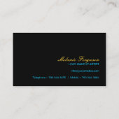 MUTIGE MASKENBILDNER-VISITENKARTE VISITENKARTE (Rückseite)