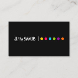 Mutige Maskenbildner-Visitenkarte Visitenkarte