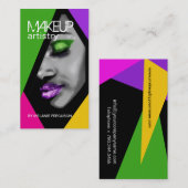 MUTIGE MASKENBILDNER-VISITENKARTE VISITENKARTE (Vorne/Hinten)