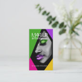 MUTIGE MASKENBILDNER-VISITENKARTE VISITENKARTE (Stehend Vorderseite)