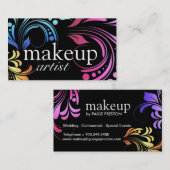 Mutige Maskenbildner-Visitenkarten Visitenkarte (Vorne/Hinten)