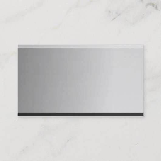 Mutige Metallblick-Hintergrund-Visitenkarten Visitenkarte (Vorderseite)