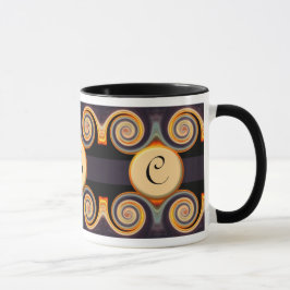 Mutige mit Monogramm Tasse