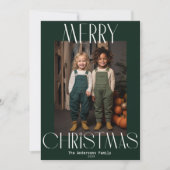 mutige, moderne frohe Weihnachten (Vorderseite)