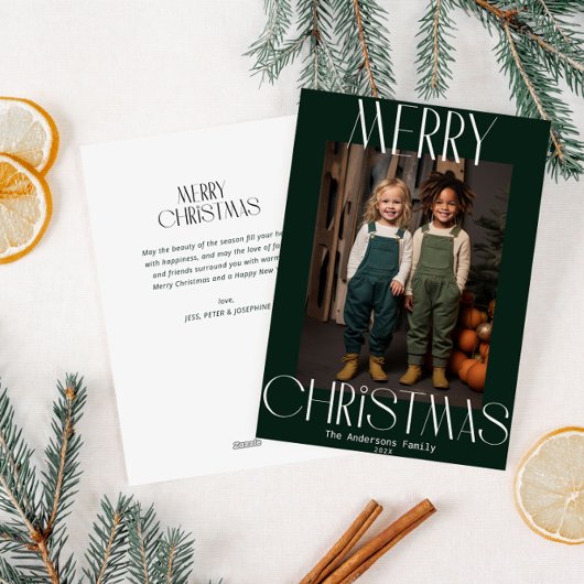 mutige, moderne frohe Weihnachten