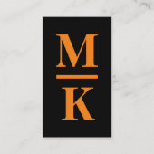 Mutige moderne Visitenkarten Visitenkarte (Vorderseite)