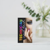 MUTIGE NAGEL-TECHNIKER-VISITENKARTE VISITENKARTE (Stehend Vorderseite)