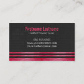 Mutige persönliche visitenkarte (Rückseite)